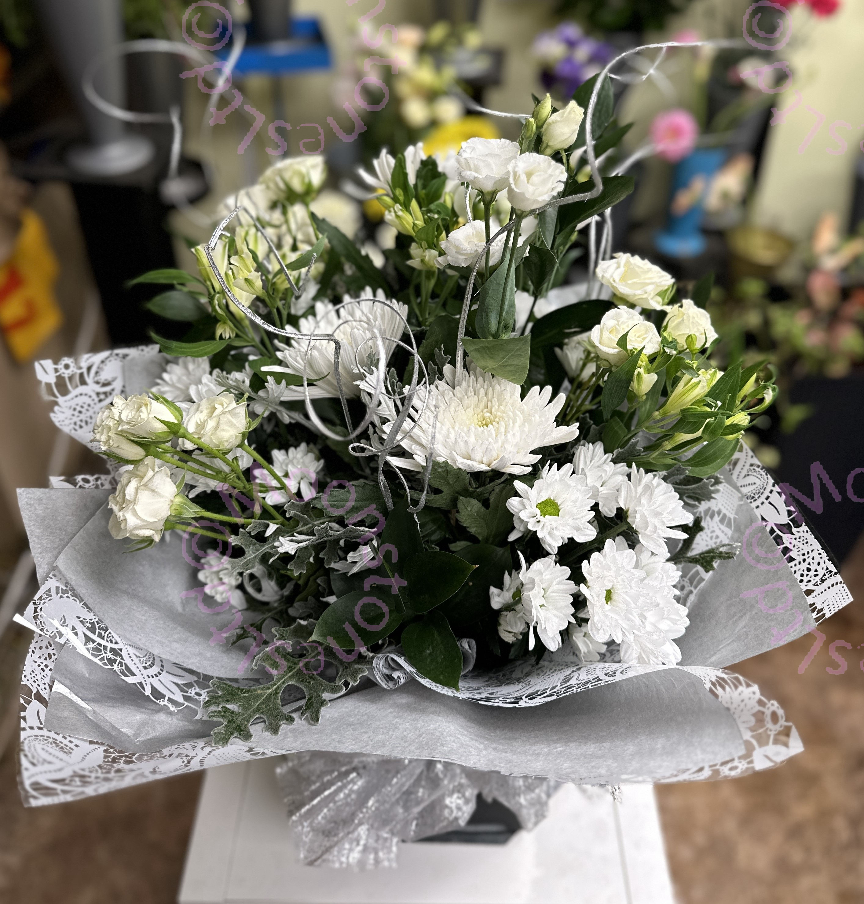 silver weddings by moonstones florist